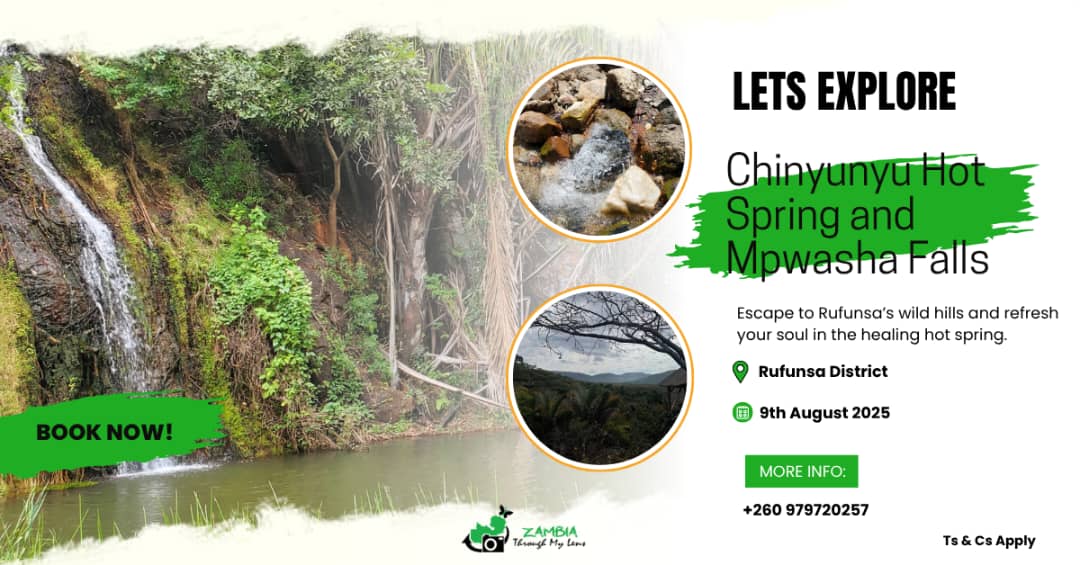 Mpwasha Waterfall & Chinyunyu Hotspring Tour